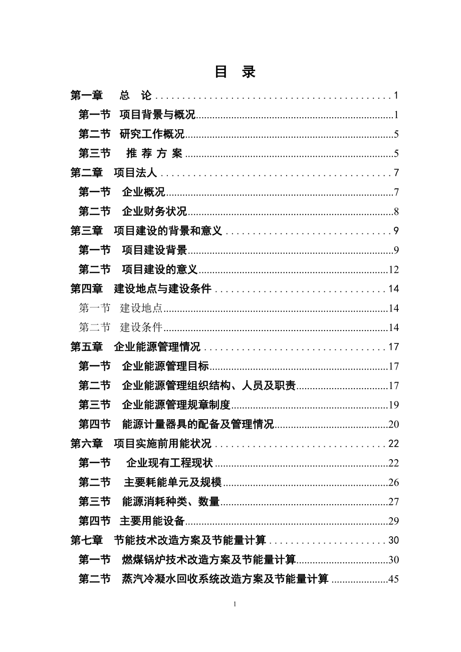 燃煤锅炉及干燥室风机节能技术改造项目可行性谋划书.doc_第1页