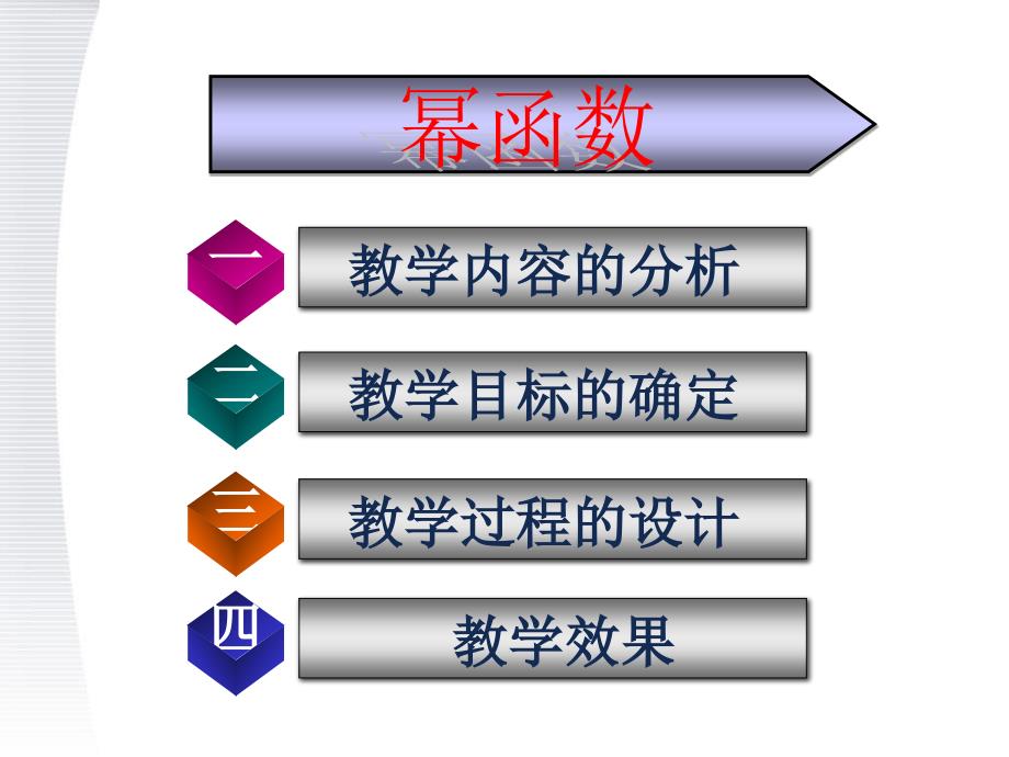 人教版统编教材高中数学必修1《3.3-幂函数》说课ppt课件_第2页