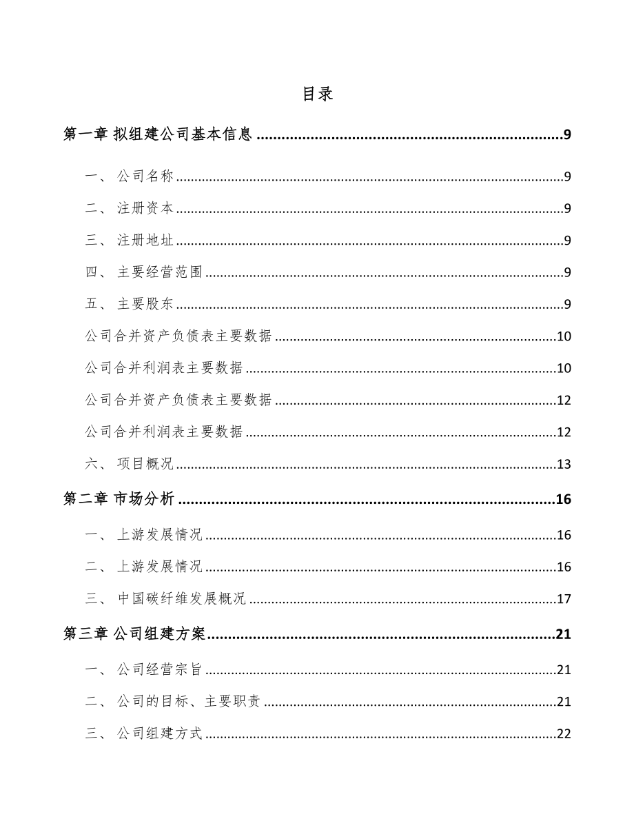 贵州关于成立碳纤维原丝公司可行性研究报告_第2页