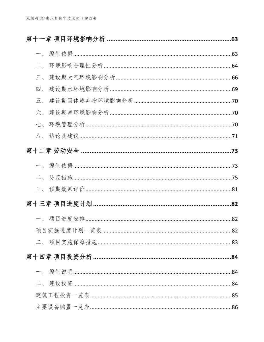 惠水县数字技术项目建议书模板范文_第5页