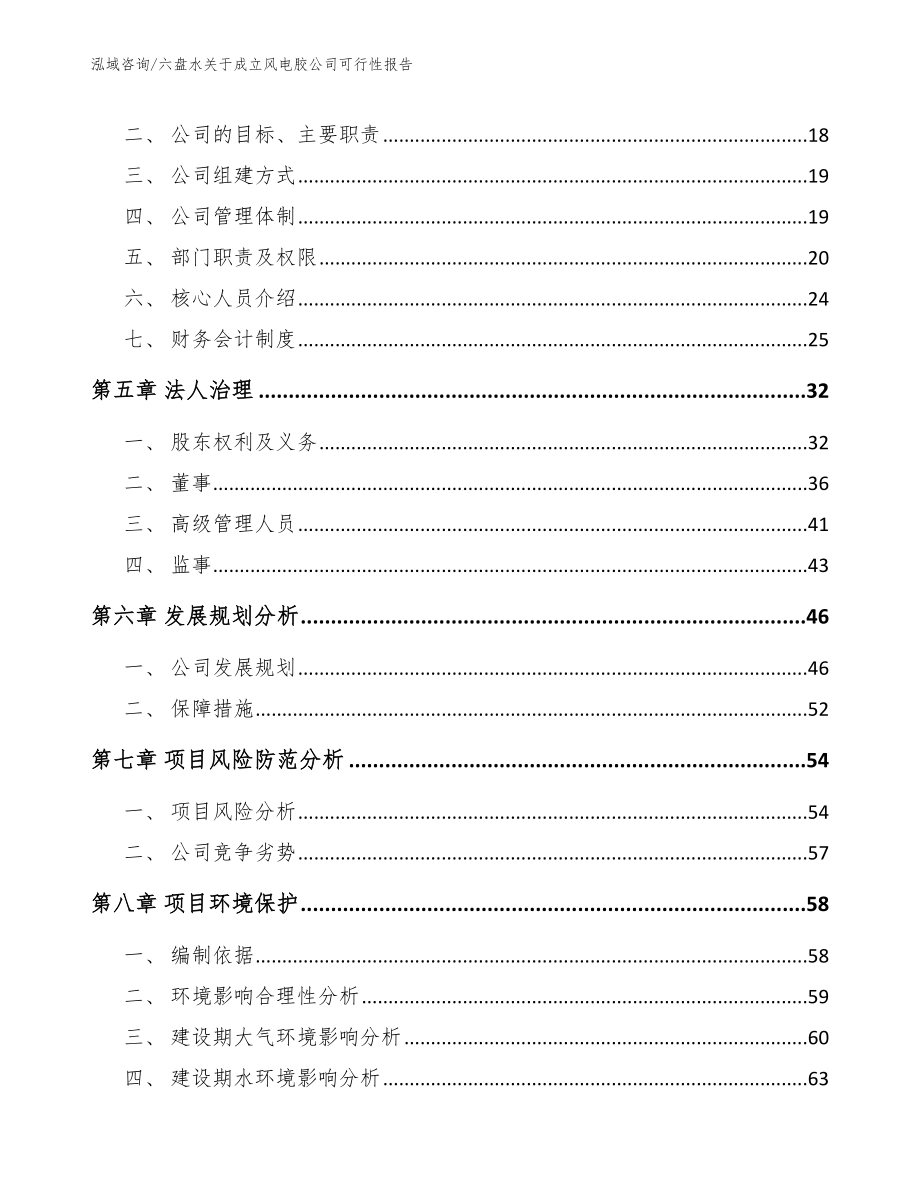 六盘水关于成立风电胶公司可行性报告（范文）_第4页