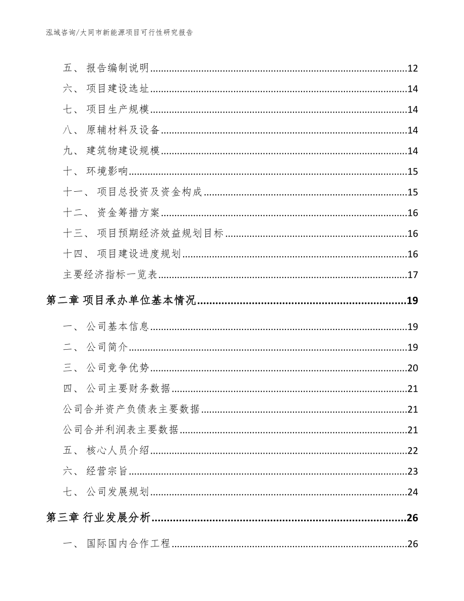 大同市新能源项目可行性研究报告【范文参考】_第3页