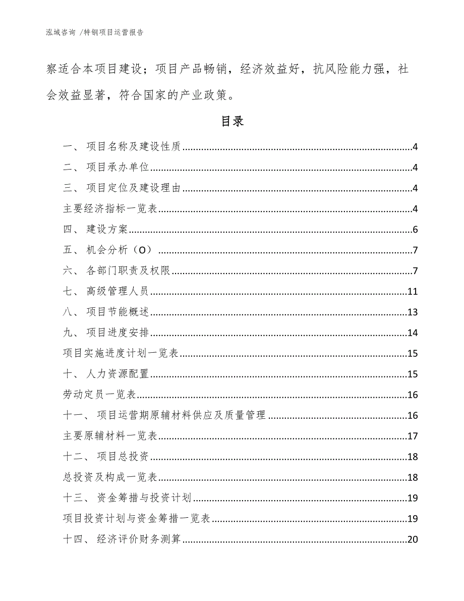 特钢项目运营报告_第2页