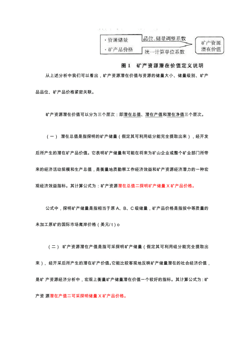 矿产资源潜在价值计算_第2页