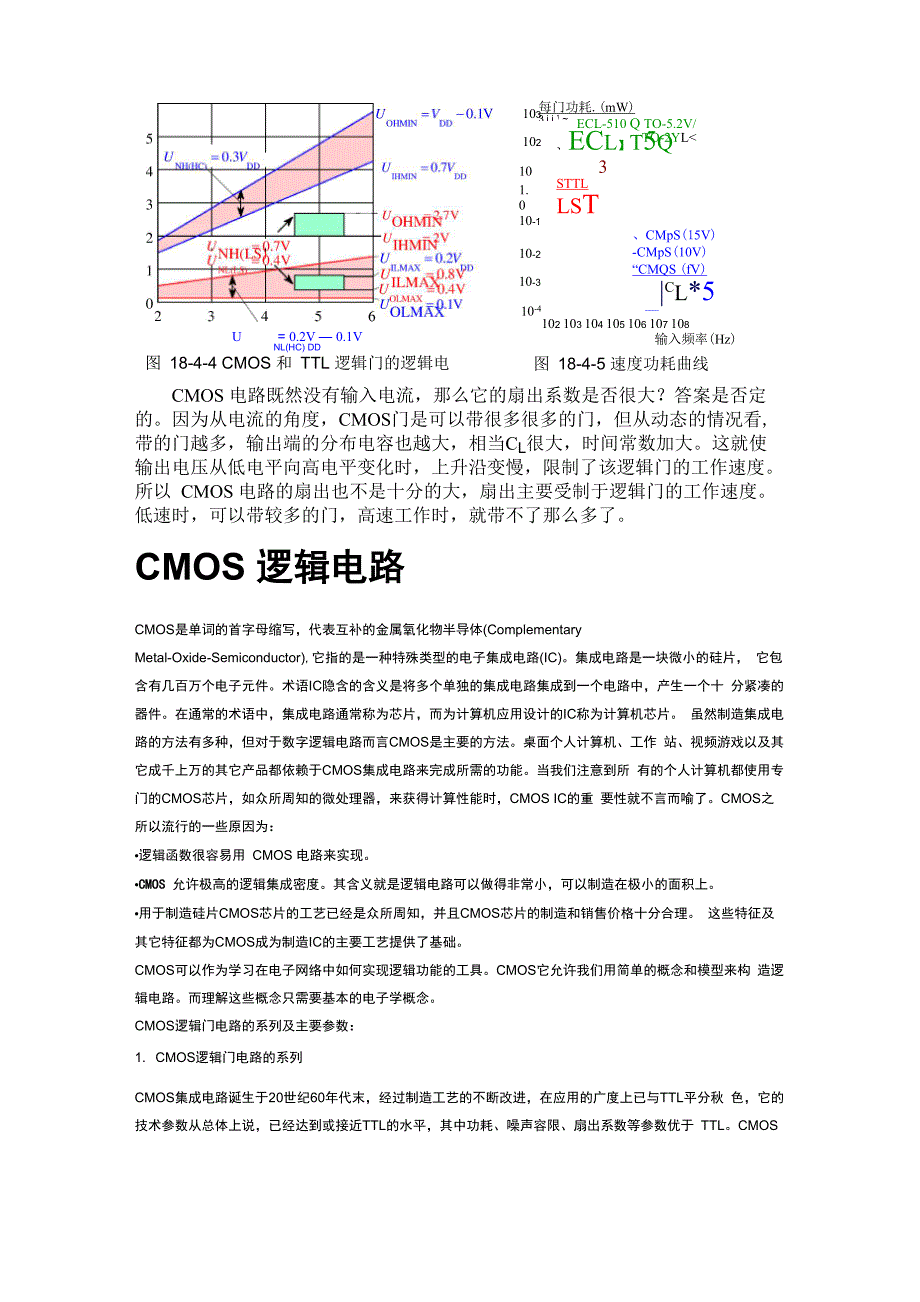 CMOS逻辑门的电压传输特性曲线与TTL逻辑门比较_第2页