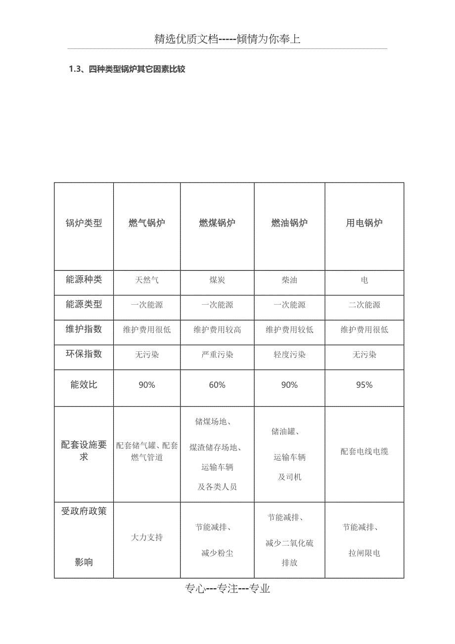 四种锅炉经济性对比_第5页