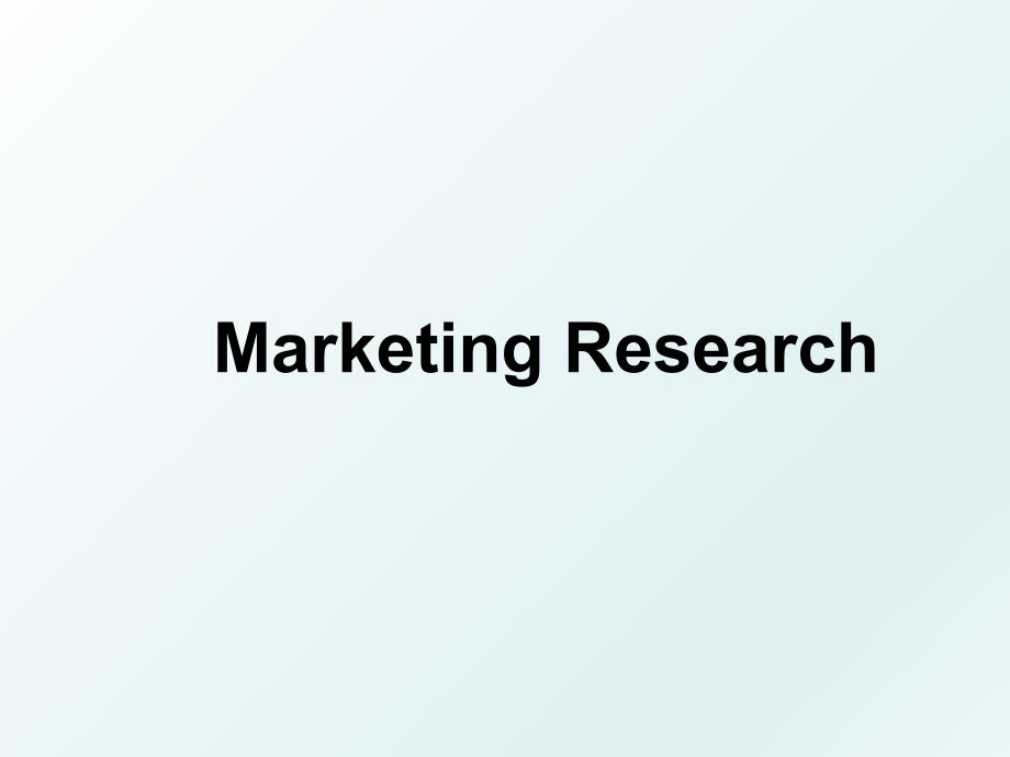 MarketingResearch_第1页