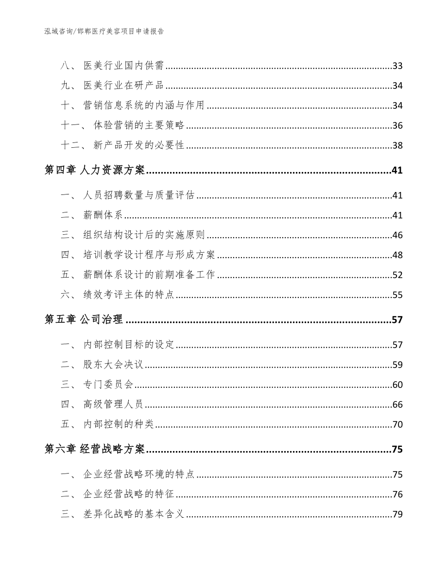 邯郸医疗美容项目申请报告模板范本_第2页