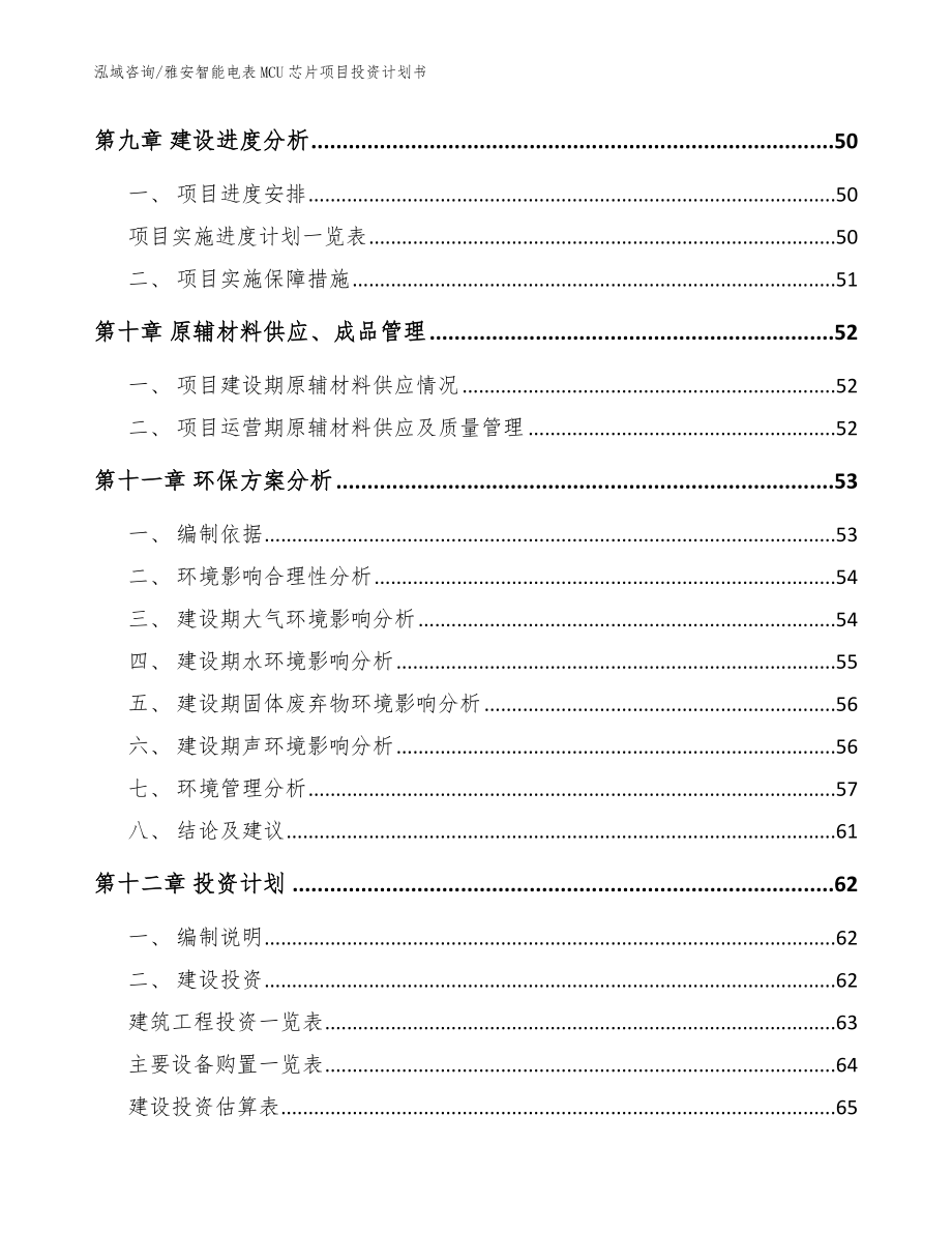 雅安智能电表MCU芯片项目投资计划书模板参考_第4页