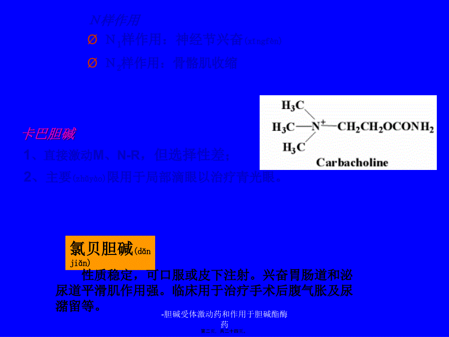 胆碱受体激动药和作用于胆碱酯酶药_第2页