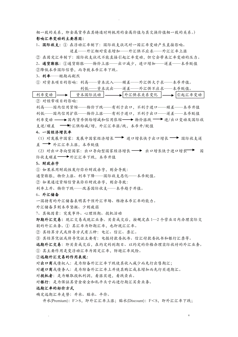 国际金融学的复习知识_第4页