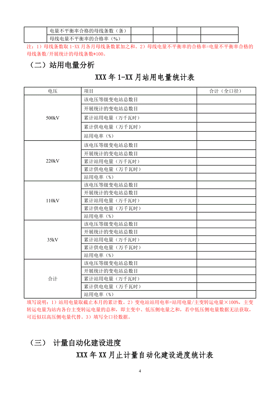 供电局线损分析报告模版()_第4页