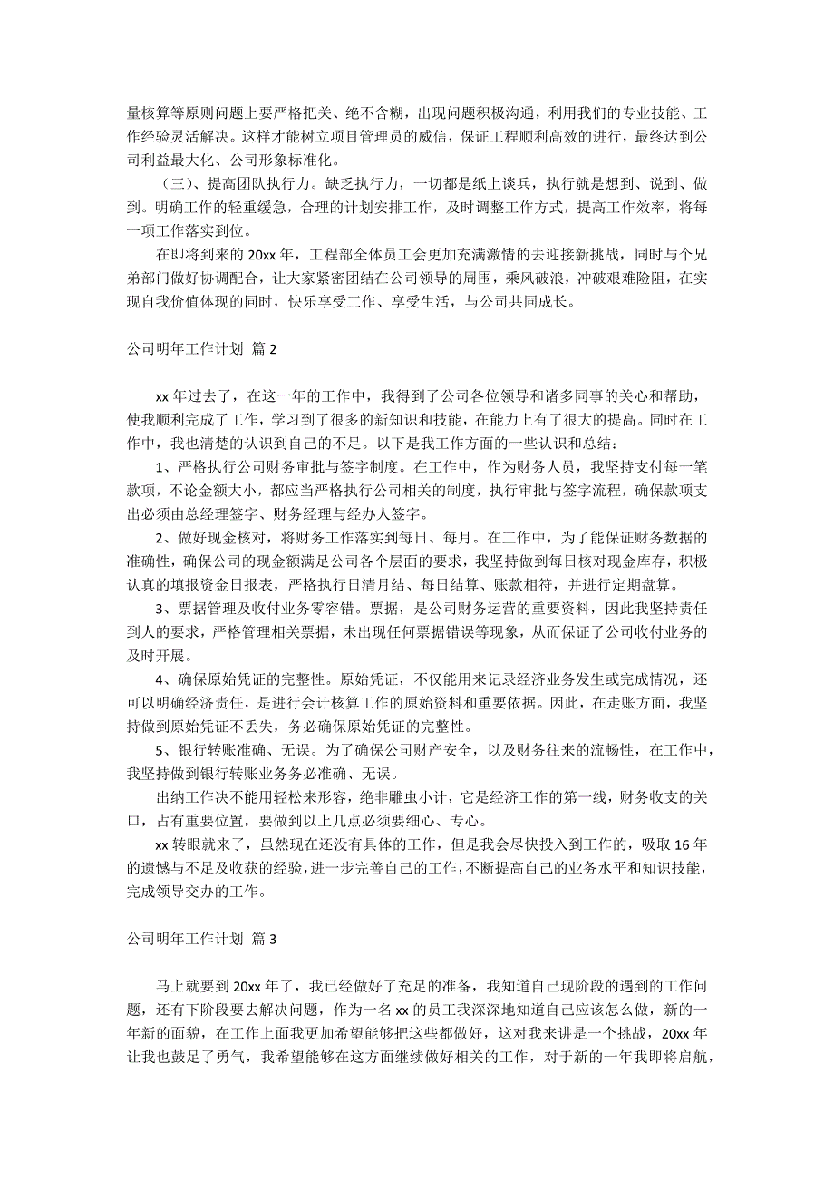 公司明年工作计划_第2页