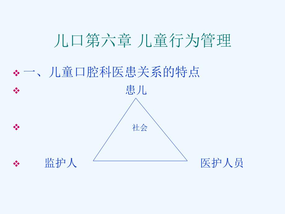 儿口第六章 儿童行为管理_第1页