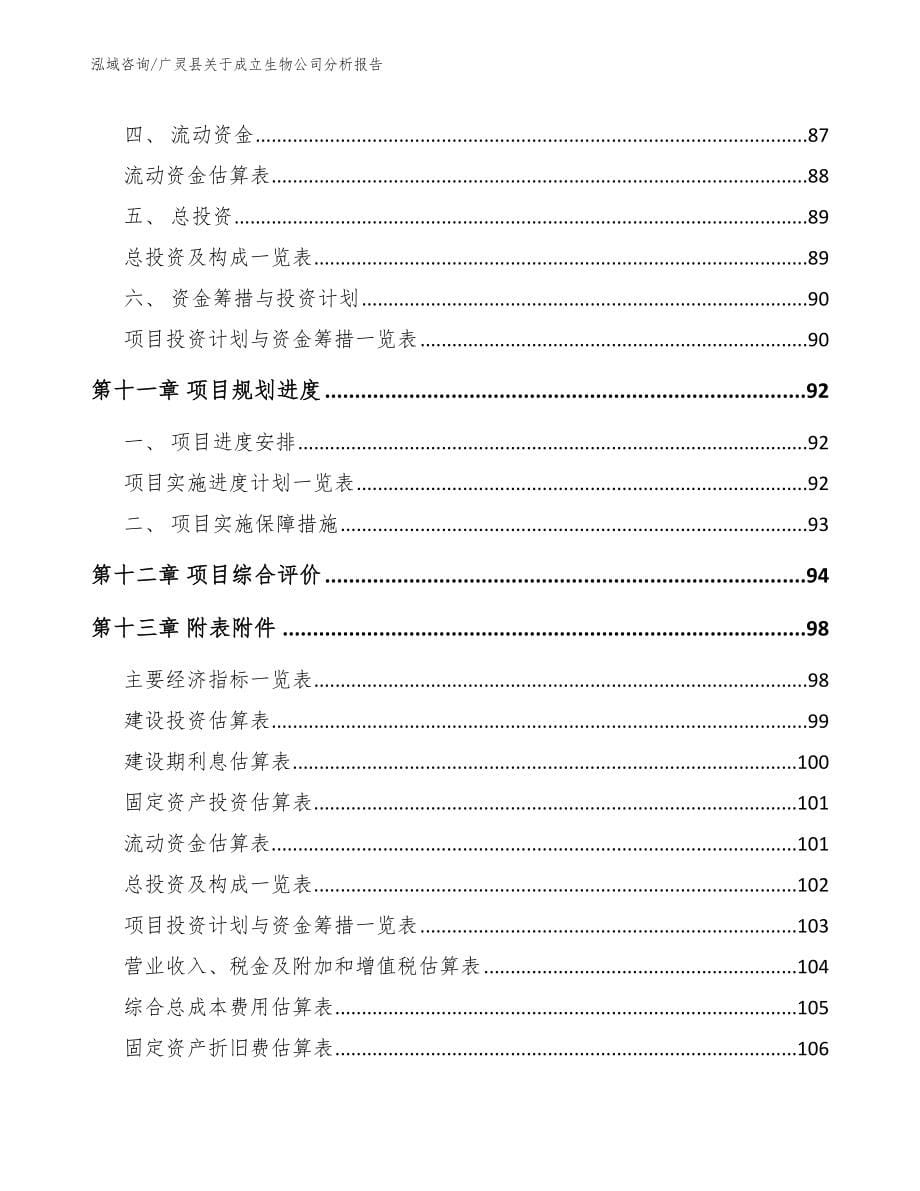 广灵县关于成立生物公司分析报告_第5页