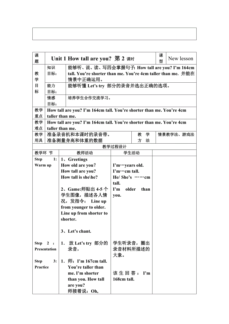 PEP小学英语六年级下册unit1_第3页