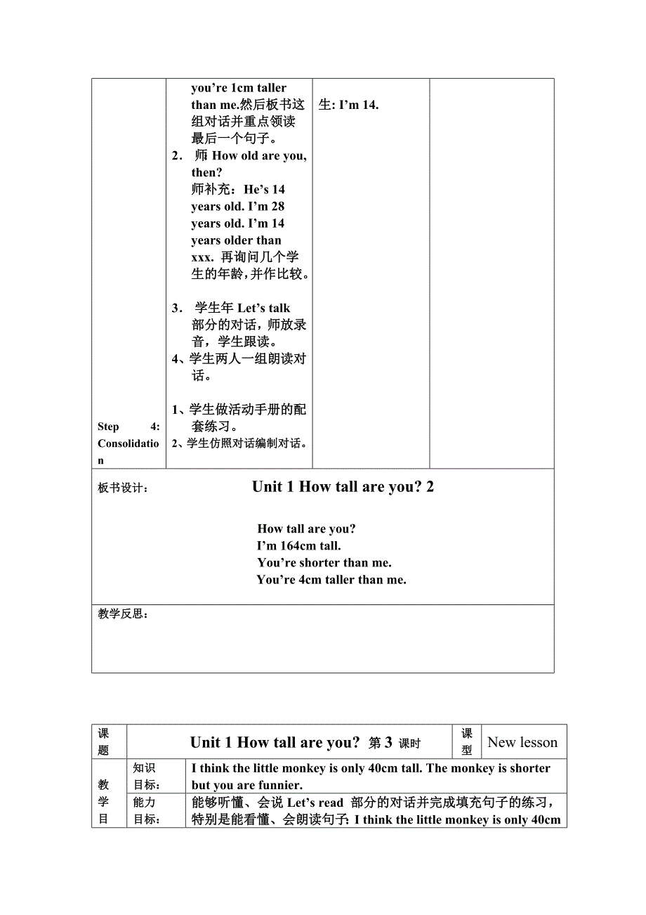 PEP小学英语六年级下册unit1_第4页