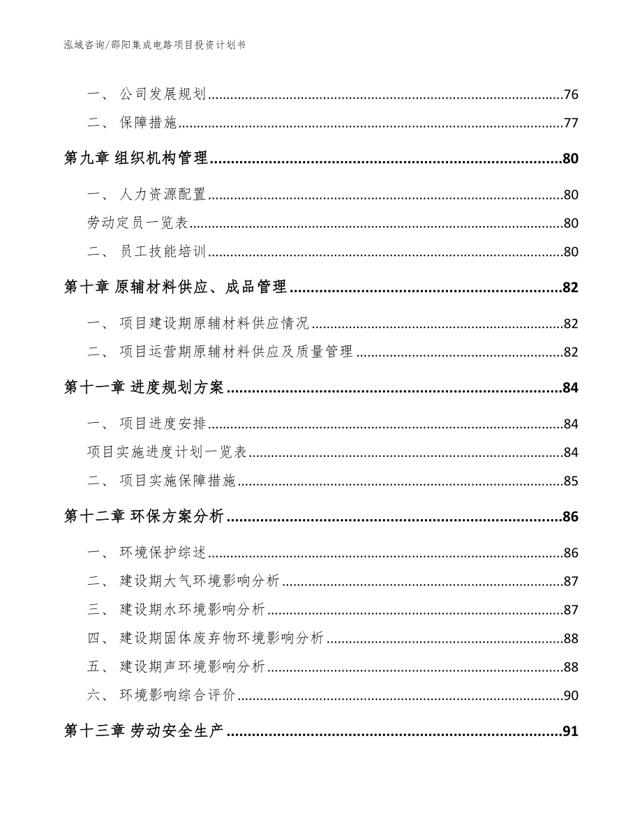 邵阳集成电路项目投资计划书_第3页