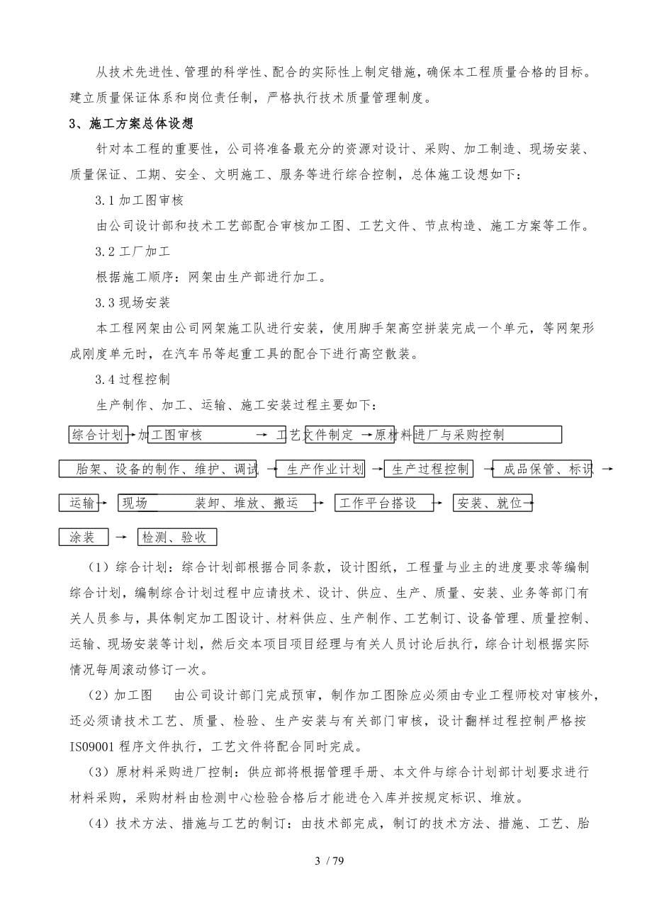 体育馆网架安装施工组织方案_第5页