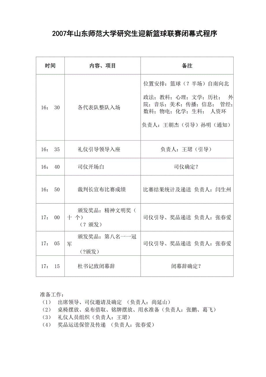 篮球联赛闭幕式程序_第1页