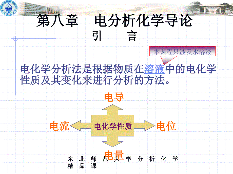 第八电分析化学导论引言_第1页