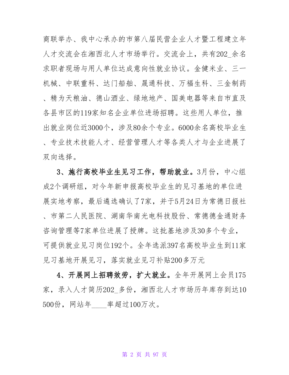 市人力资源中心工作总结.doc_第2页