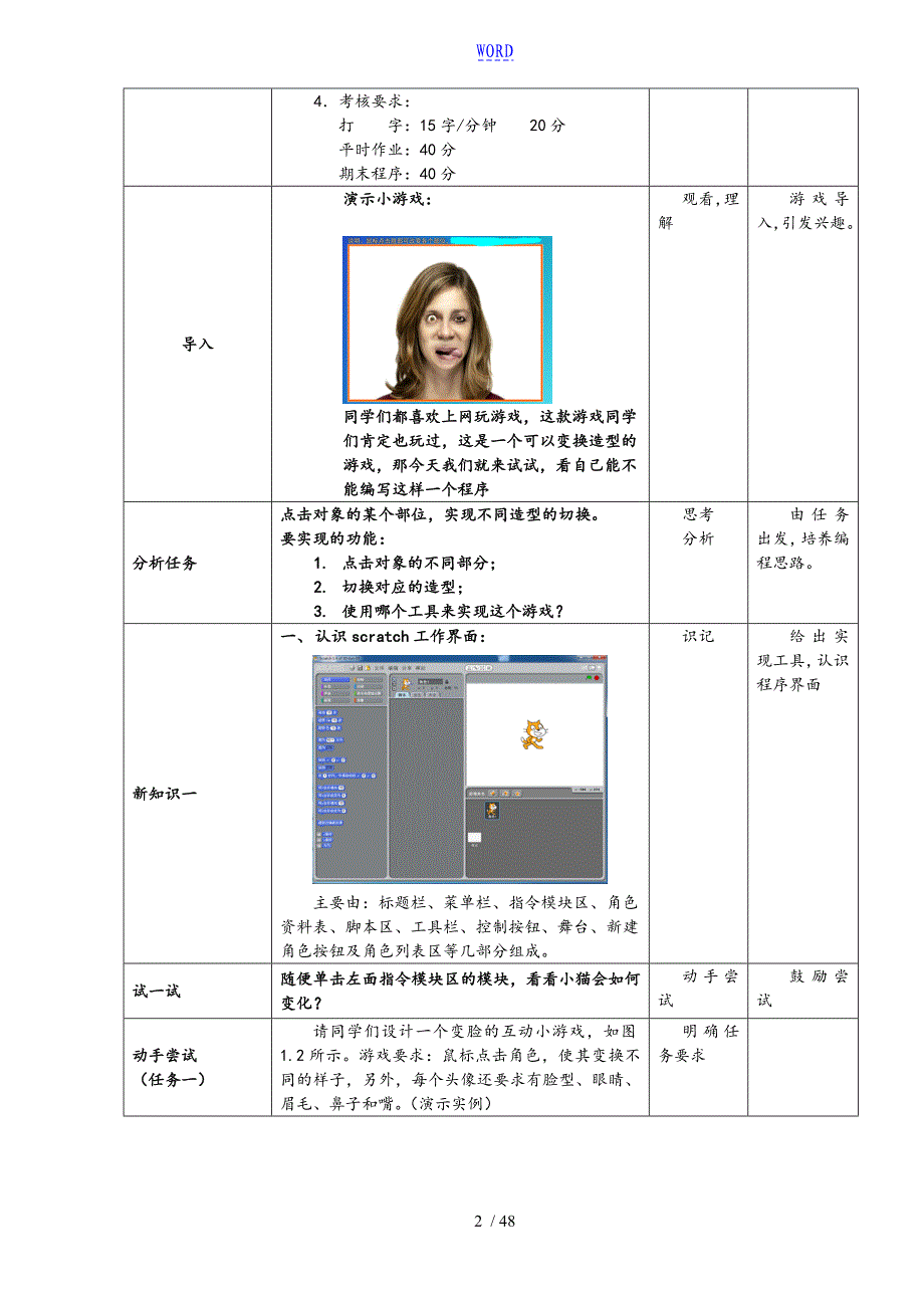 SCRATCH全套教案设计_第2页