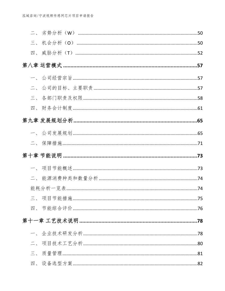 宁波视频传感网芯片项目申请报告范文_第3页