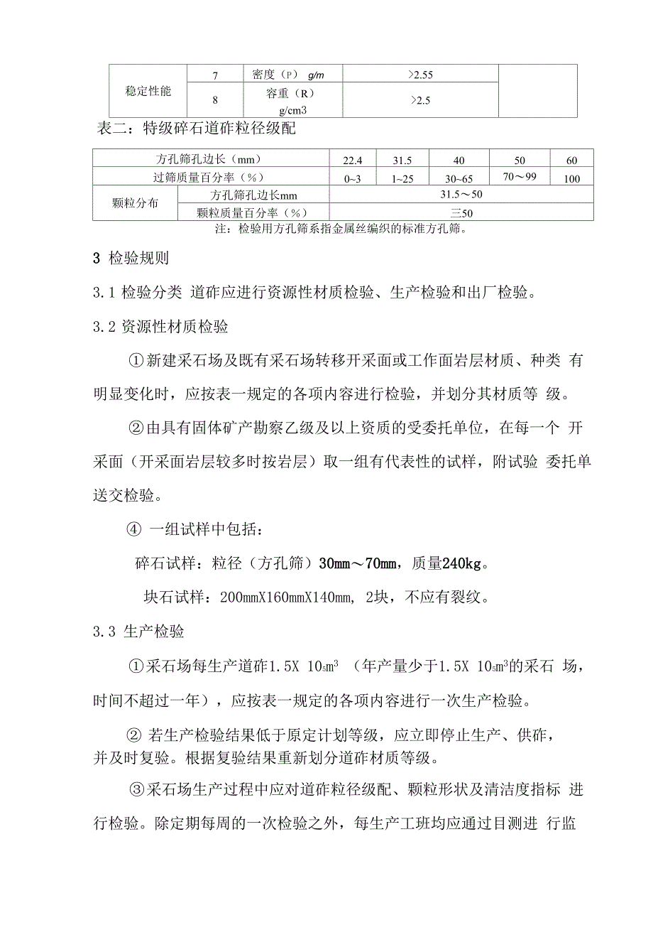 特级道砟技术规格书_第2页