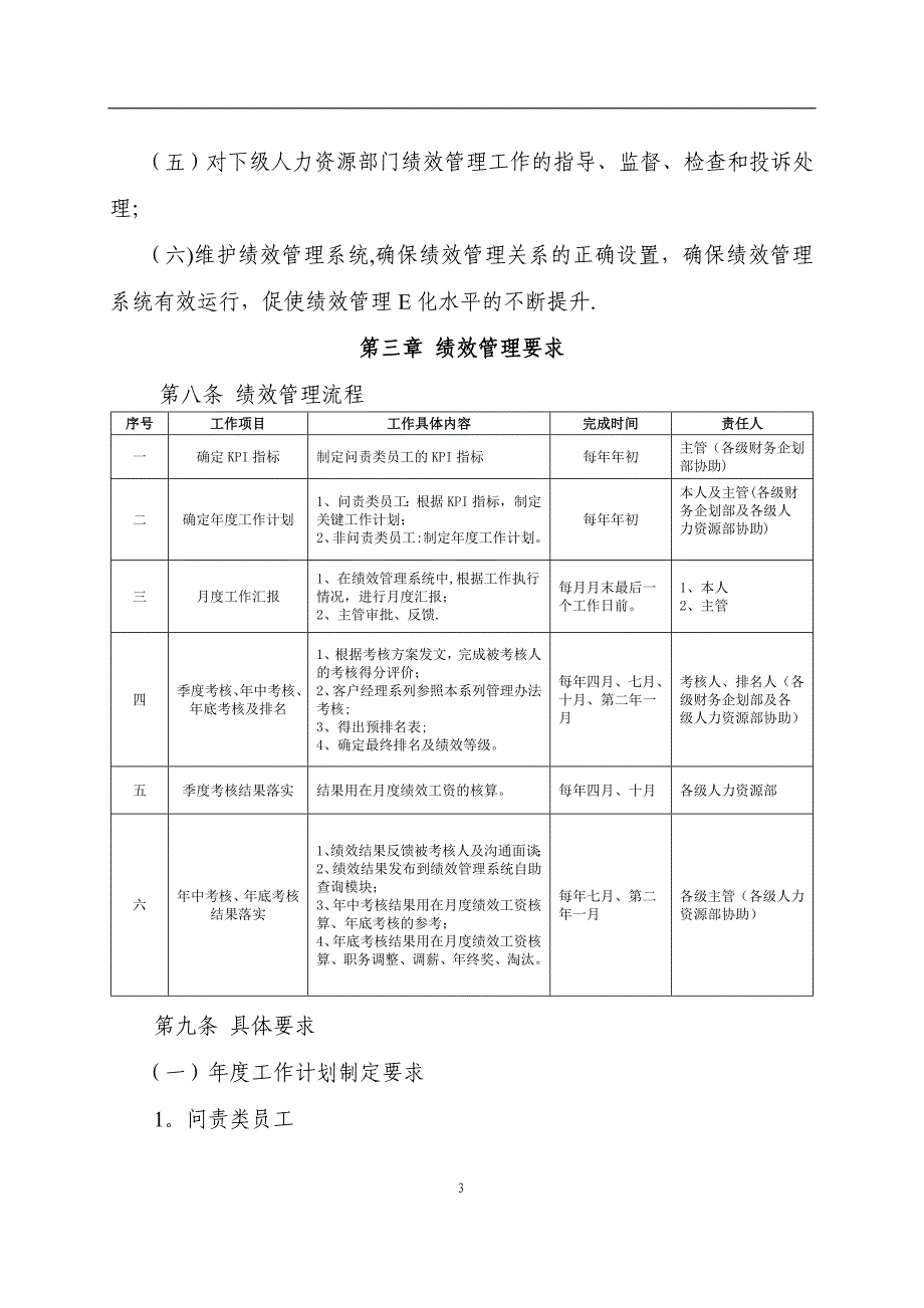 平安银行绩效管理制度_第3页