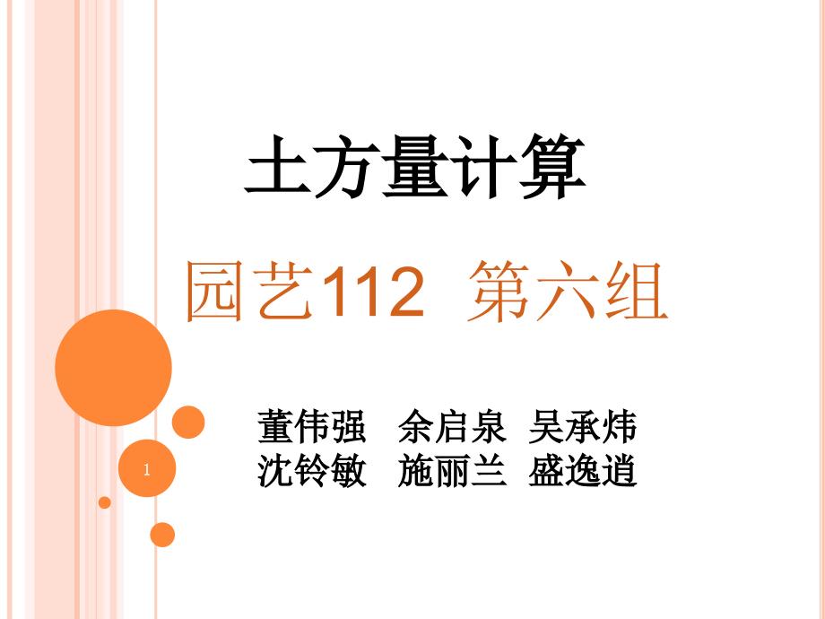 园艺班园林土方工程吴业东_第1页