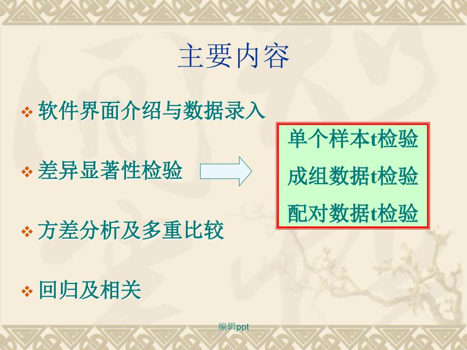 生物统计学SPSS与Excel的一般应用_第2页