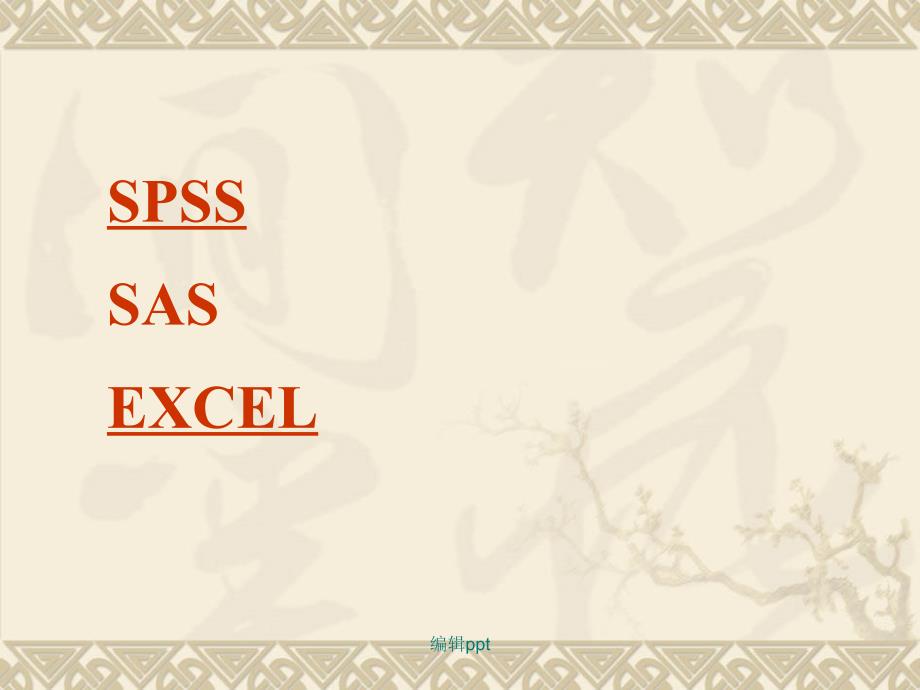 生物统计学SPSS与Excel的一般应用_第4页