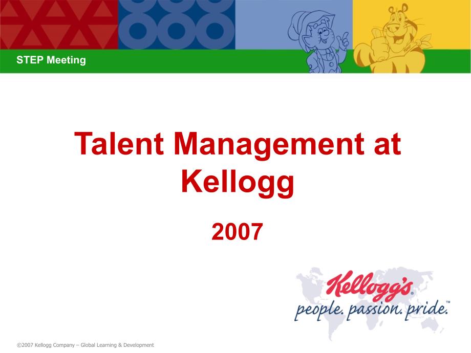 Talent Management at Kellogg_第1页