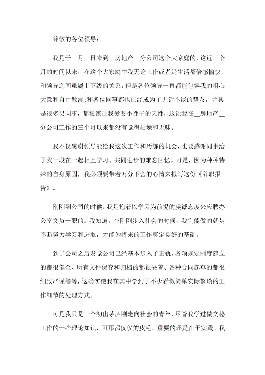 2023年个人原因提出辞职的申请书_第4页