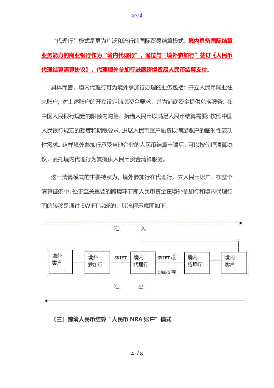 跨境人民币结算业务地清算渠道及模式全解_第4页