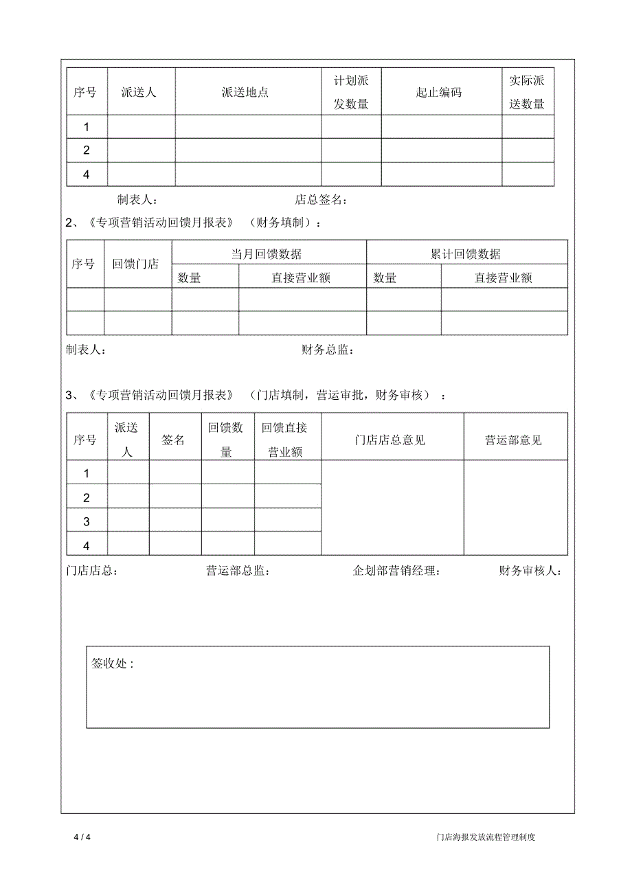 门店海报发放流程管理制度_第4页