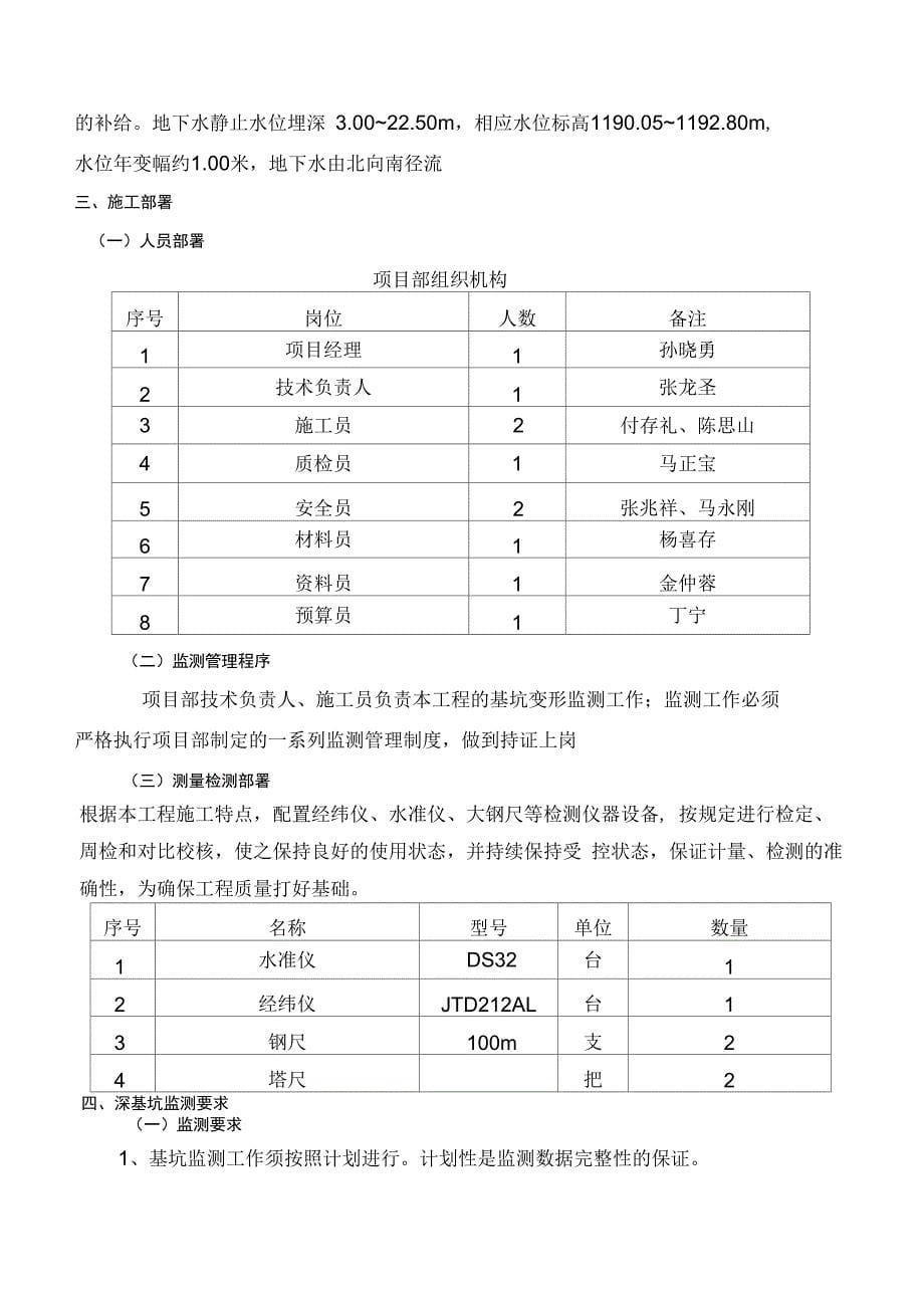 基坑变形监测方案_第5页