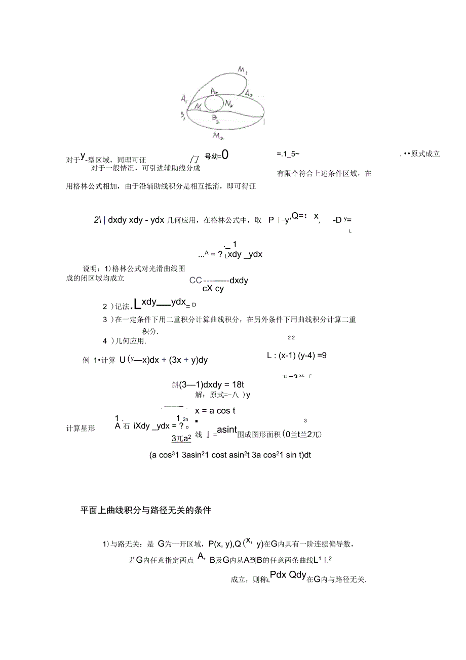 格林公式知识点总结_第2页