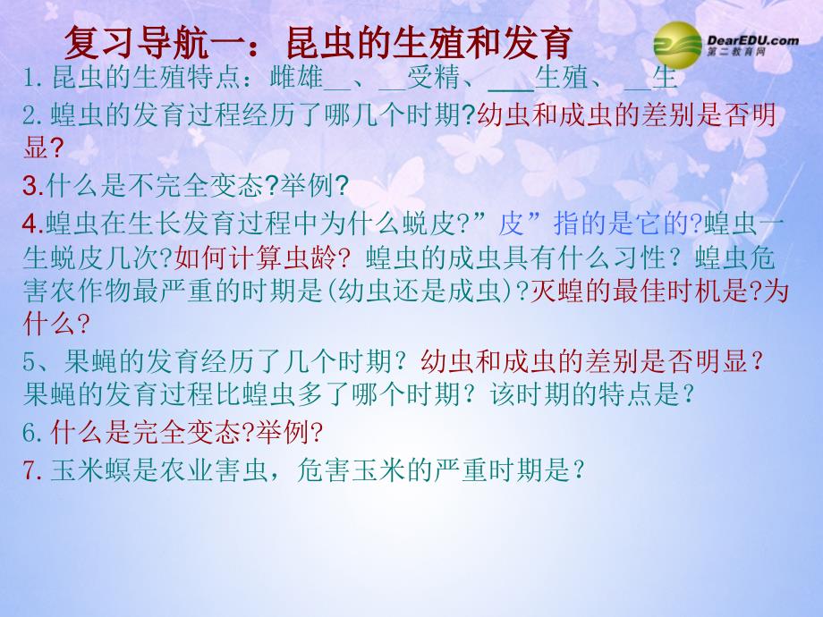 八年级生物上册动物的生殖和发育复习课件济南版课件_第2页