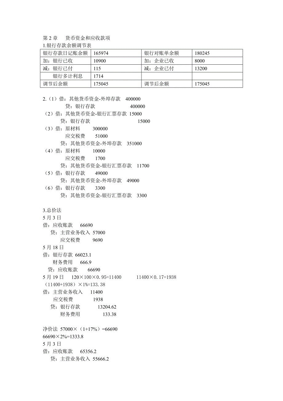 财务会计学课后答案(全)_第1页