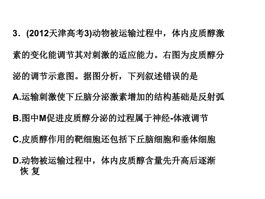 高考生命活动调节试题_第3页