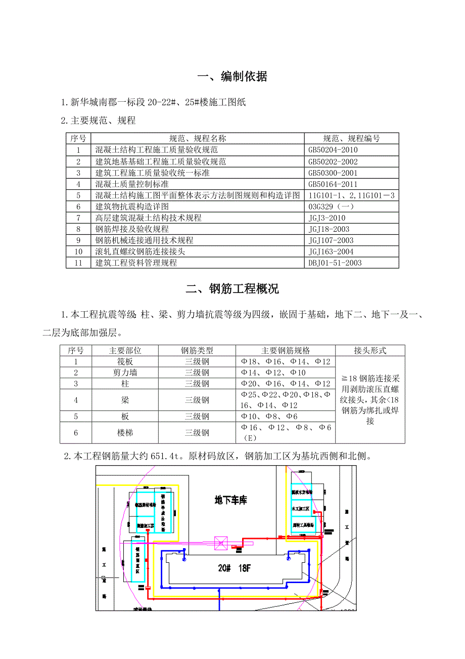 18层框剪结构住宅楼钢筋工程施工方案_第3页