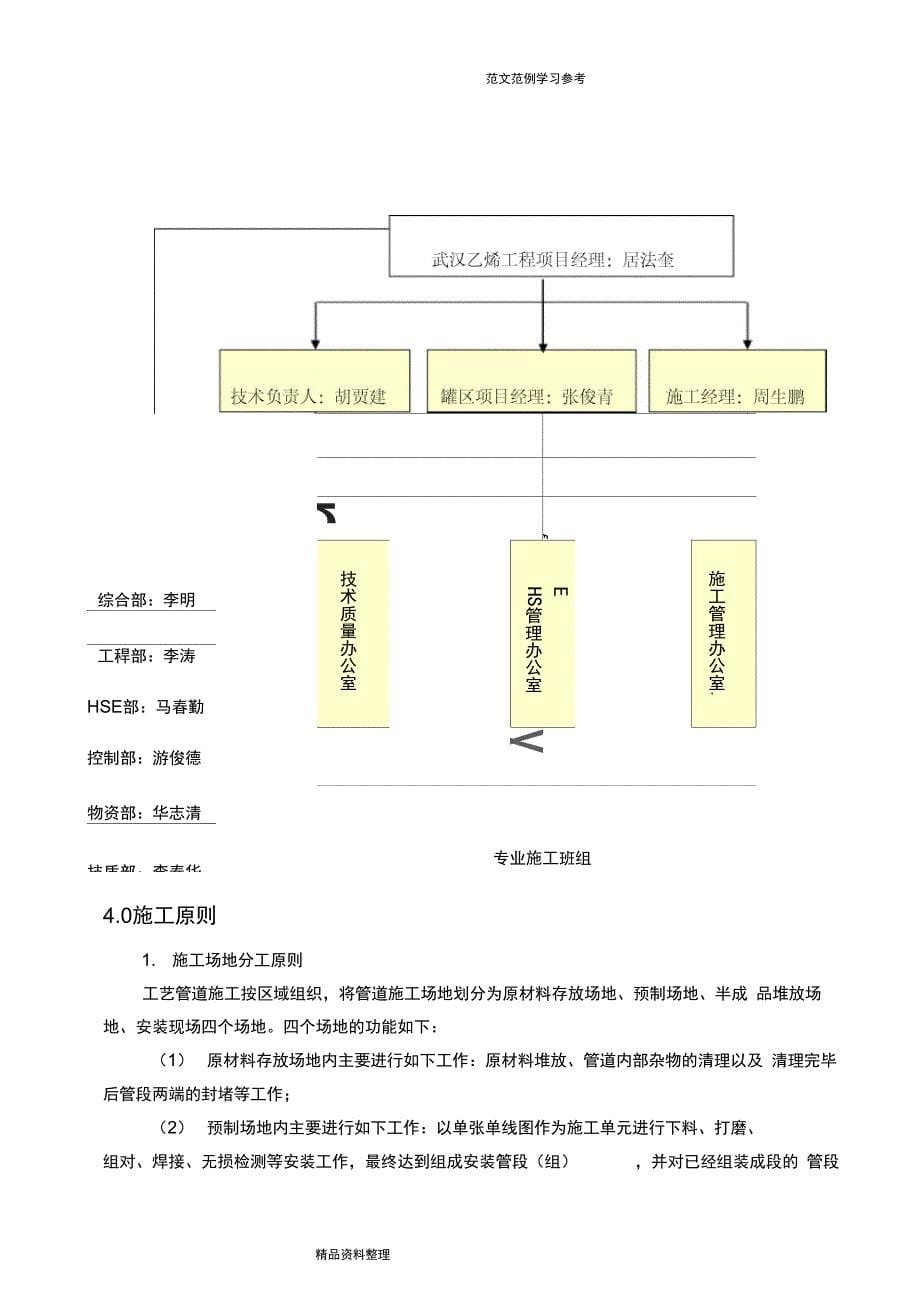 工艺设计管道工程施工设计方案_第5页