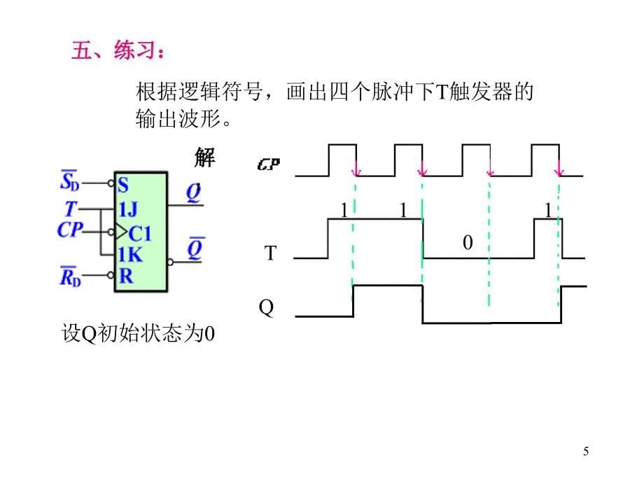 把JK触发器的J端和K端相接作为控制端_第5页