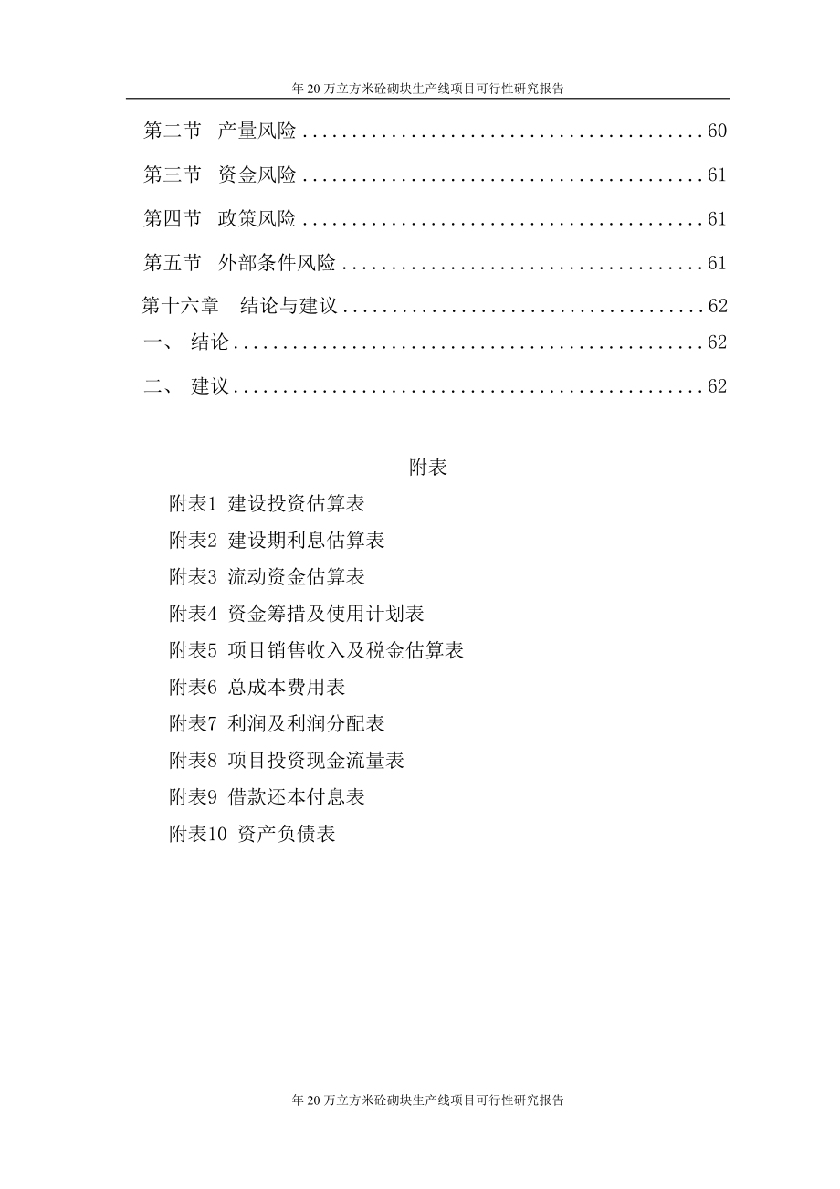 年20万立方米砼砌块生产线项目谋划建议书.doc_第4页