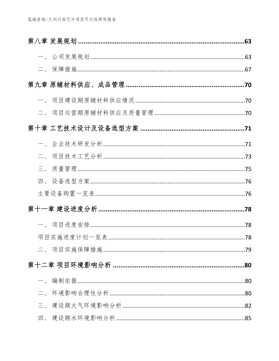 兰州闪存芯片项目可行性研究报告_第3页