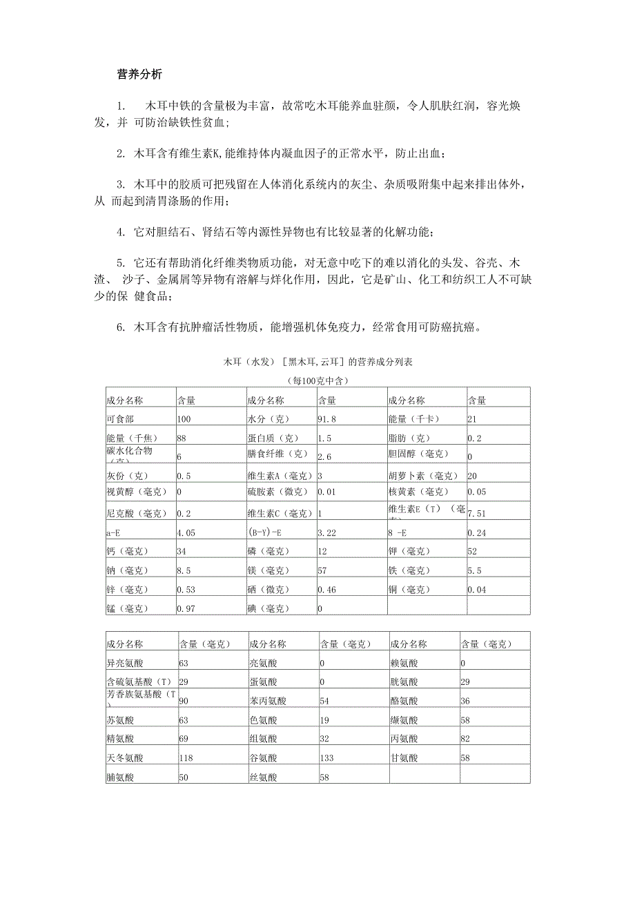 木耳的功效和药用价值_第2页