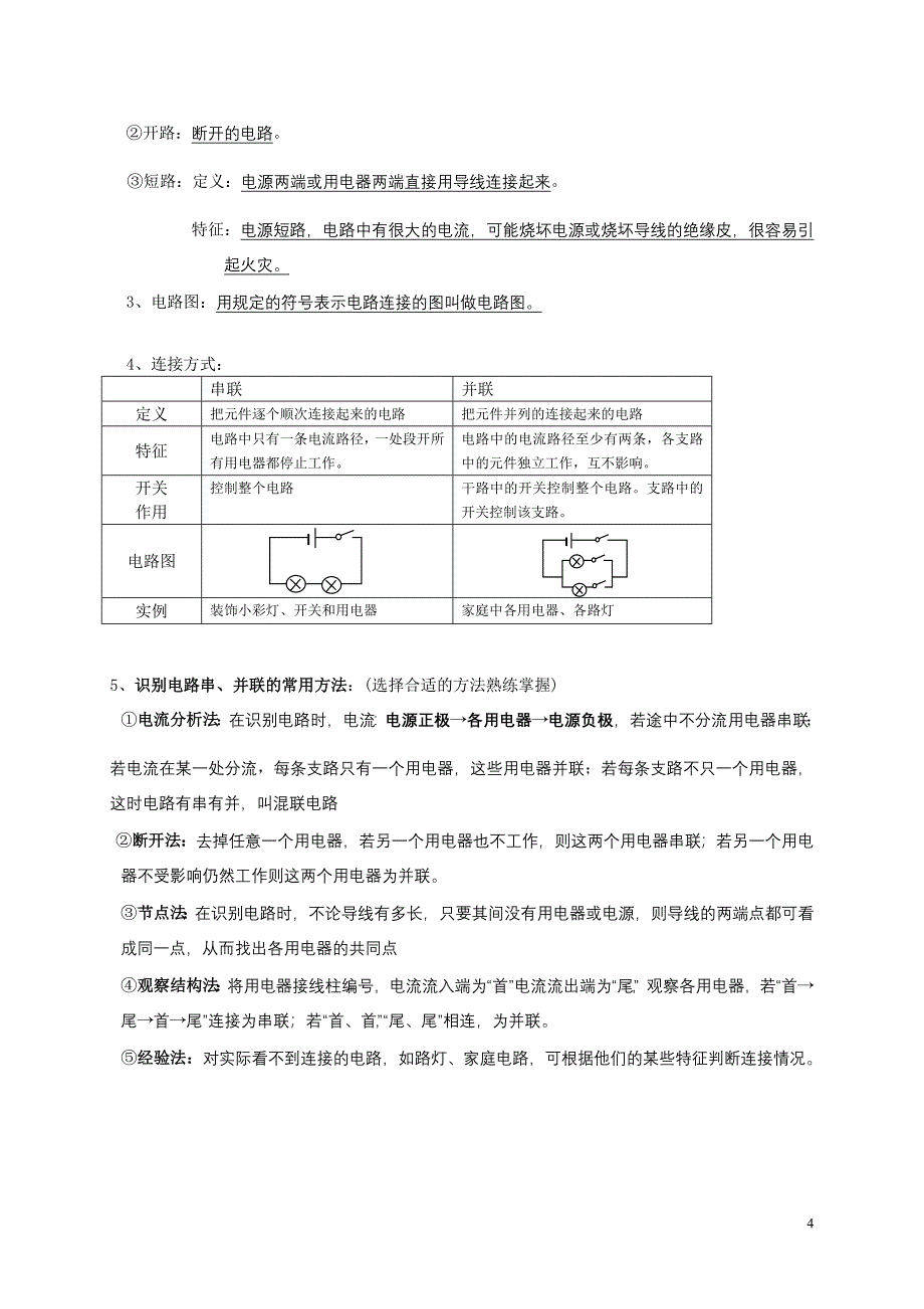 人教初中物理复习提纲完整版_第4页