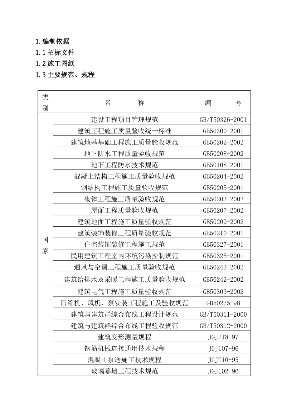 小学施工组织设计_第1页